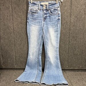 Bridge by fly Vintage Wash Flare Jeans for Women